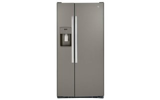 GE 23.2 cu. ft. Side-By-Side Refrigerator Slate - GSS23GMPES