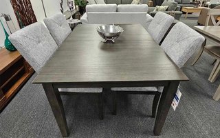 Table avec 4 chaises Charcoal LIQUIDATION