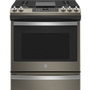 GE 30 in. Slide-In Convection Gas Range with No Preheat Air Fry - JCGS760EPES