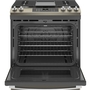 GE 30 in. Slide-In Convection Gas Range with No Preheat Air Fry - JCGS760EPES