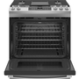 GE 30 in. Slide-In Convection Gas Range with No Preheat Air Fry - JCGS760SPSS