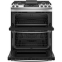 GE 30 in. Slide-In Front Control Gas Double Oven Range - JCGSS86SPSS