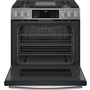 GE Profile 30 in. Slide-In Convection Gas Range with WiFi Connect - PCGS930YPFS