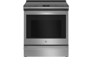 GE Profile 30 in. Slide-In Electric Convection Range with No Preheat Air Fry - PSS93YPFS