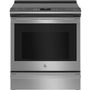 GE Profile 30 in. Slide-In Electric Convection Range with No Preheat Air Fry - PSS93YPFS