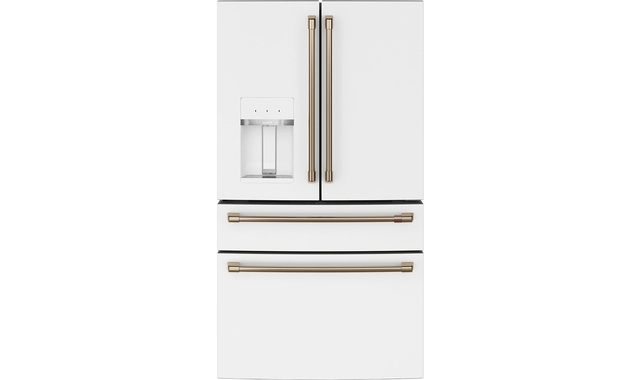 GE Café ENERGY STAR 27.8 cu. ft. 4-Door French-Door Refrigerator - CVE28DP4NW2