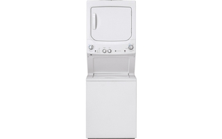 GE 27 in. Unitized Spacemaker Washer and Gas Dryer - GUD27GSSMWW