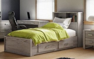 39 inch bed with integrated library MEQ