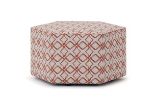 Hexagone ottoman by Palliser