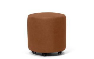 Round ottoman by Palliser