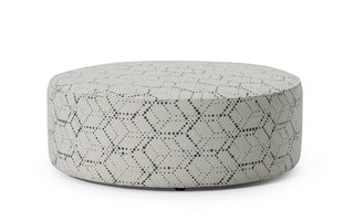 Round ottoman by Palliser