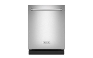 KitchenAid 39 DBA PrintShield™ Finish Flush-To-Cabinet Dishwasher With FreeFlex™ Fit Third Level Rack - KDTF924PPS