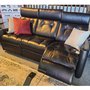 Leather Match Electrique Reclining Sofa