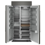 KitchenAid 25.5 Cu Ft. 42 Built-In Side-by-Side Refrigerator with Panel-Ready Doors - KBSN702MPA