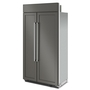 KitchenAid 25.5 Cu Ft. 42 Built-In Side-by-Side Refrigerator with Panel-Ready Doors - KBSN702MPA