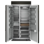 KitchenAid 25.5 Cu Ft. 42 Built-In Side-by-Side Refrigerator with PrintShield™ Finish - KBSN702MBS