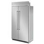 KitchenAid 25.5 Cu Ft. 42 Built-In Side-by-Side Refrigerator with PrintShield™ Finish - KBSN702MPS