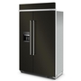 KitchenAid 29.4 cu. ft. 48 Built-In Side-by-Side Refrigerator with Ice and Water Dispenser - KBSD708MBS