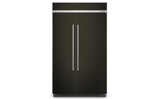 KitchenAid 30 cu. ft. 48 Built-In Side-by-Side Refrigerator with PrintShield™ Finish - KBSN708MBS