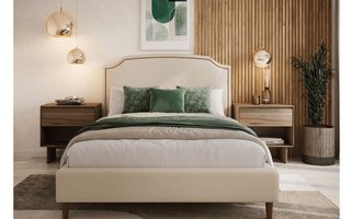 54 Inch upholstered plateform bed by Palliser