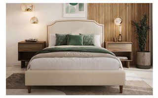 80 Inch upholstered plateform bed by Palliser