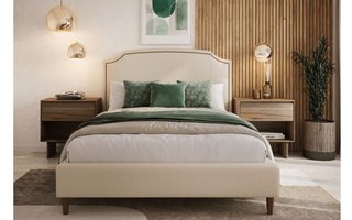 Upholstered 54 inch  platform bed by Palliser