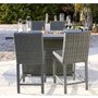 Outdoor furniture - Fire pit table with 4 benches - P520P1