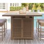 Outdoor furniture - Bar table with fireplace - P749-665