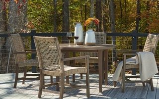 Outdoor furniture - 5 piece set - PKG013873