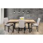 Dining table Lewis 5 pcs by Amisco
