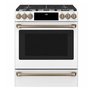 GE Café 30 Slide-In Front Control Dual-Fuel Convection Range with Warming Drawer - CC2S900P4MW2