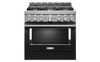 KitchenAid 36 in. Smart Commercial-Style Gas Range with 6 Burners - KFGC506JBK