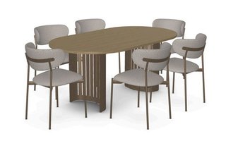 7-pc Dining Room Set Rachel by Amisco