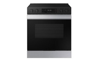 Samsung BESPOKE 30 in. Self-Clean 5-Element Slide-In Electric Range - NSE6DG8100SRAC