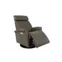 Power Rocking and Swivel Reclining Armchair in leather by Fjords-Small