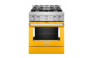 KitchenAid 30 in. Smart Commercial-Style Gas Range with 4 Burners - KFGC500JYP