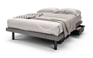 Bed Plateform Reflexx Twin Size 39 in. 2 drawers by Beaudoin