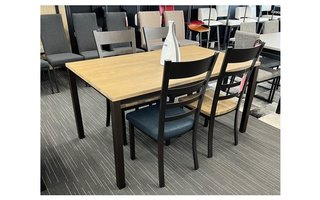 Table with 4 chairs by Amisco