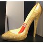 Gold shoe