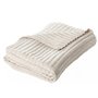 Hippy chenille cream throw Brunelli - 67C150