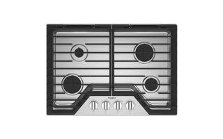 Whirlpool 30 in. Gas Cooktop With EZ-2-Lift™ Hinged Cast-Iron Grates - WCGK5030PS