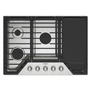 Whirlpool 30 in. Gas Cooktop With 2-in-1 Hinged Grate to Griddle - WCGK7530PS