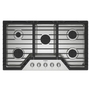 Whirlpool 36 in. Gas Cooktop With Fifth Burner - WCGK7036PS