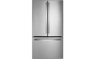 GE 21.9 cu. ft. Fingerprint Resistant Counter-Depth French-Door Refrigerator - GWE22JYMFS