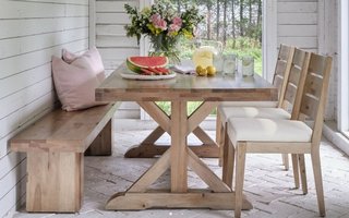 Canadel dining room set from the LOFT collection - CL CNN09039/CL 3860PX/CL BNN050542020R18