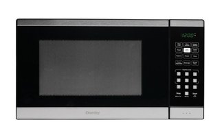 Danby 1.1 cu. ft. Countertop Microwave in Black and Stainless Steel-DBMW1126BBS