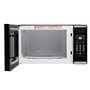 Danby 0.7 cu. ft. Countertop Microwave in Black and Stainless Steel-DBMW0722BBS