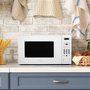 Danby 0.7 cu. ft. Countertop Microwave in White-DBMW0721BWW