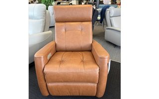 Fauteuil pivotant, berçant, incliable et électrique Palliser en cuir combo