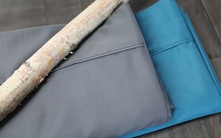 Ensemble de draps rayonne de bouleau et polyester - Simple XL